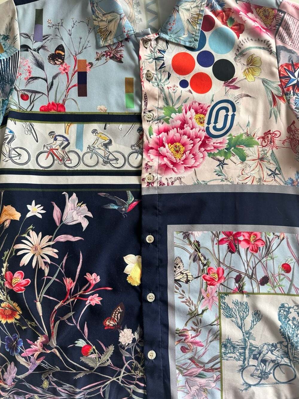 Ostroy Everything Bagel Resort Short Sleeve Cycling Shirt Size S - Picture 3 of 10